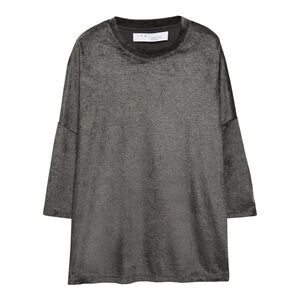 IRO - Parada Oversized Velour Top in Anthracite